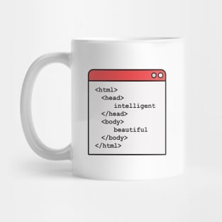 Funny html code - software coding, development Mug